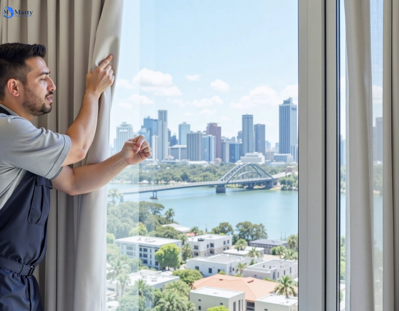 Professional curtain steam cleaning service bondi-nsw QLD by Matty Curtain Cleaning